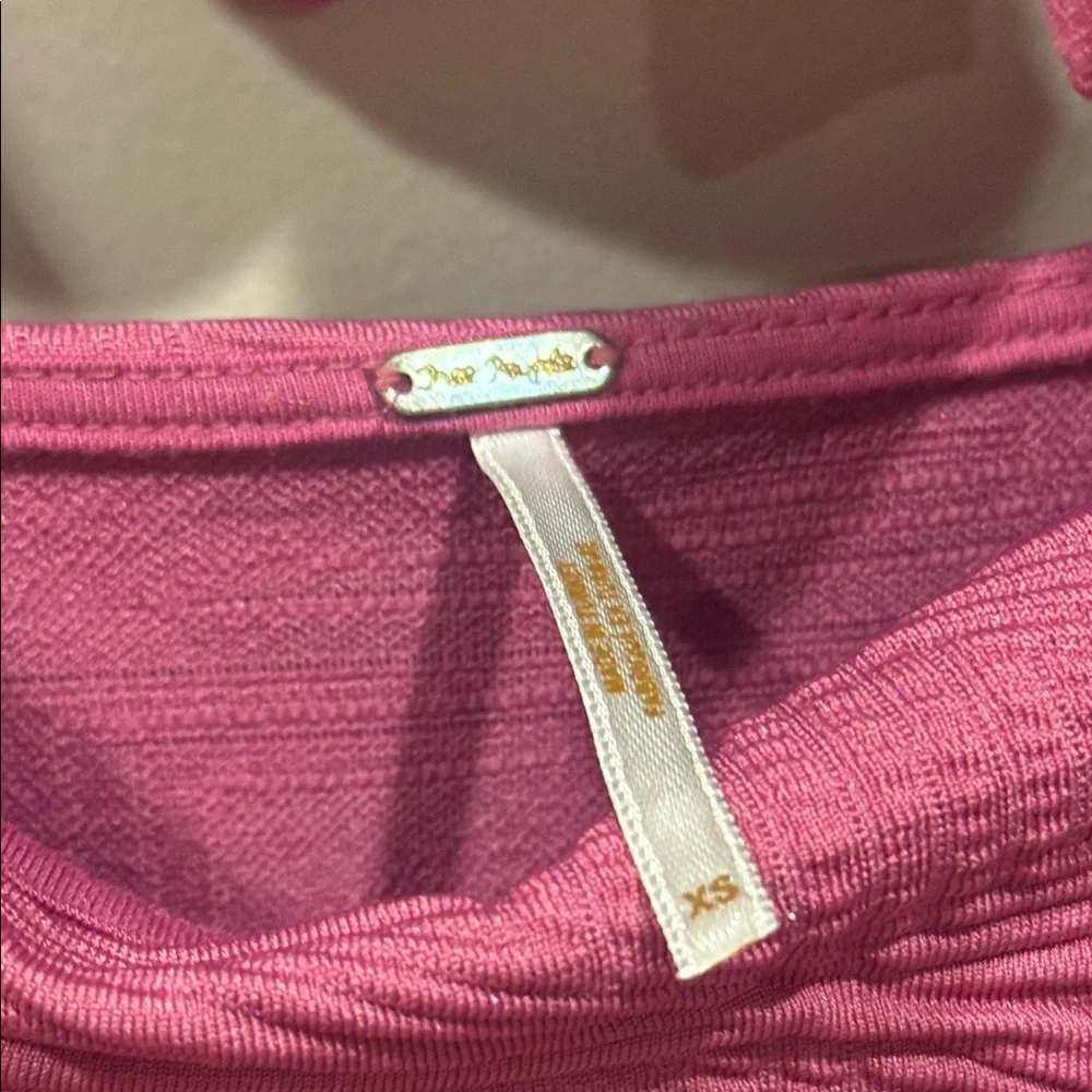 Free‎ People Pink Textured Mini Dress